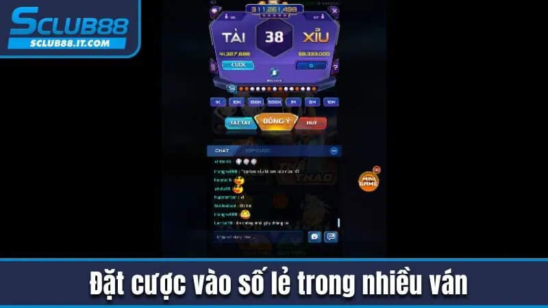 Cầu Nghiêng Tài Xỉu Là Gì? Chiến Thuật Đánh Hữu Dụng Nhất 3 Đặt cược vào số lẻ trong nhiều ván