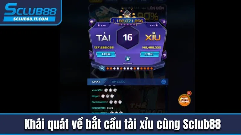 Kinh Nghiệm Bắt Cầu Tài Xỉu Hiệu Quả Cho Người Mới Sclub88 2 Khái quát về bắt cầu tài xỉu cùng Sclub88