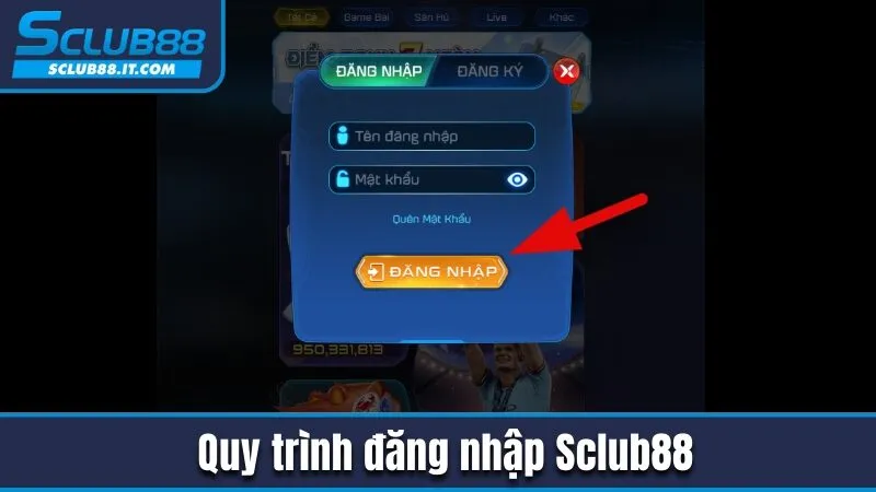 Hướng Dẫn Đăng Nhập Sclub88 Nhanh Chóng Cho Người Chơi Mới 1 Quy trình đăng nhập dễ dàng