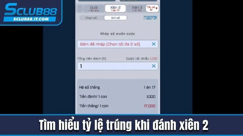 Xiên 2 Ăn Bao Nhiêu Tiền? Tìm Hiểu Cách Tính Đúng Chuẩn 4 Tìm hiểu tỷ lệ trúng khi đánh xiên 2